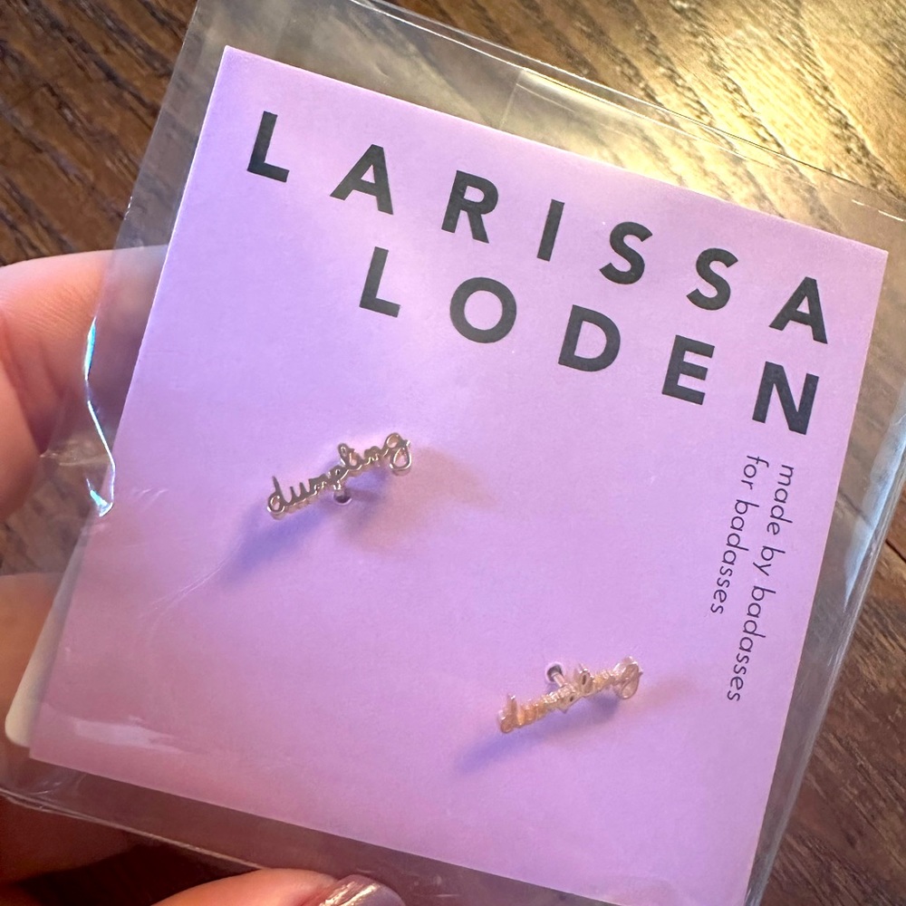 Larissa Loden Gold Dumpling Studs